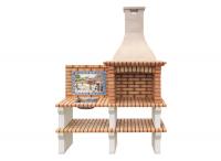 Ref. 217 - 150 cm x 57 cm x 220 cm, CxLxA | Grelhador 60 cm x 40 cm, CxL | 750 kg